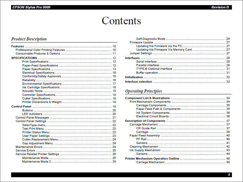 EPSON 9000 Service Manual-2